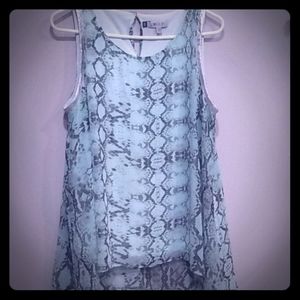 Jennifer Lopez Double Camisole High -Low Top